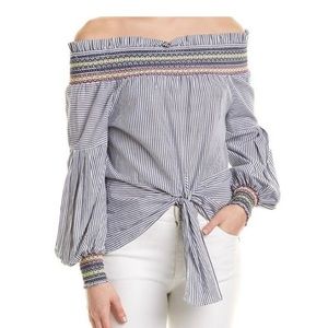 Parker Off-the-shoulder top